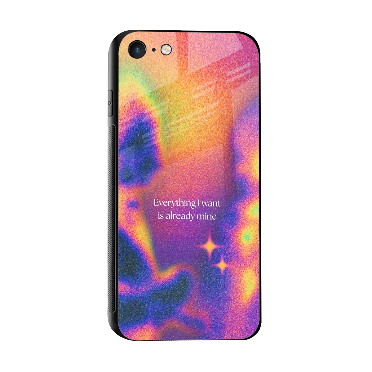 Already Mine sleek iphone 7 cover with tempered glass back and TPU edges