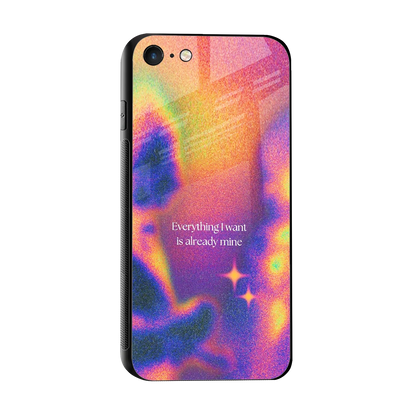 Already Mine sleek iphone 8 cover with tempered glass back and TPU edges