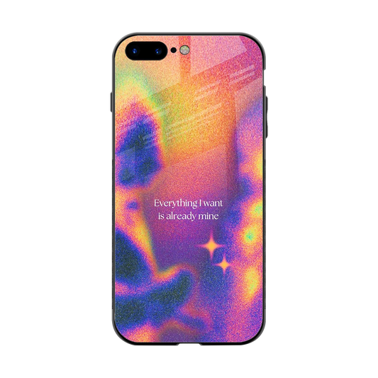 Already Mine back phone cover | glass case for iphone 8 plus