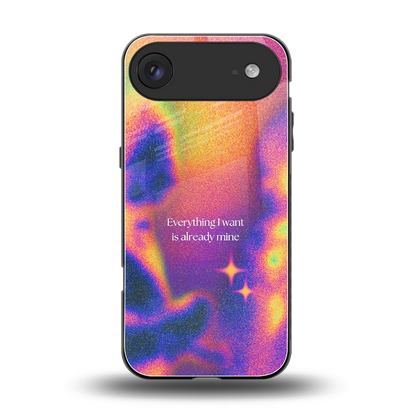Already Mine back phone cover | glass case for iphone air