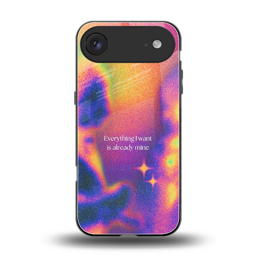 Already Mine back phone cover | glass case for iphone air