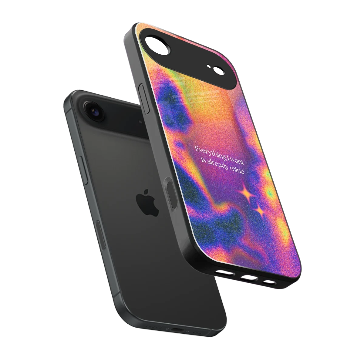 Already Mine sleek iphone air cover with tempered glass back and TPU edges