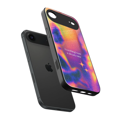 Already Mine sleek iphone air cover with tempered glass back and TPU edges