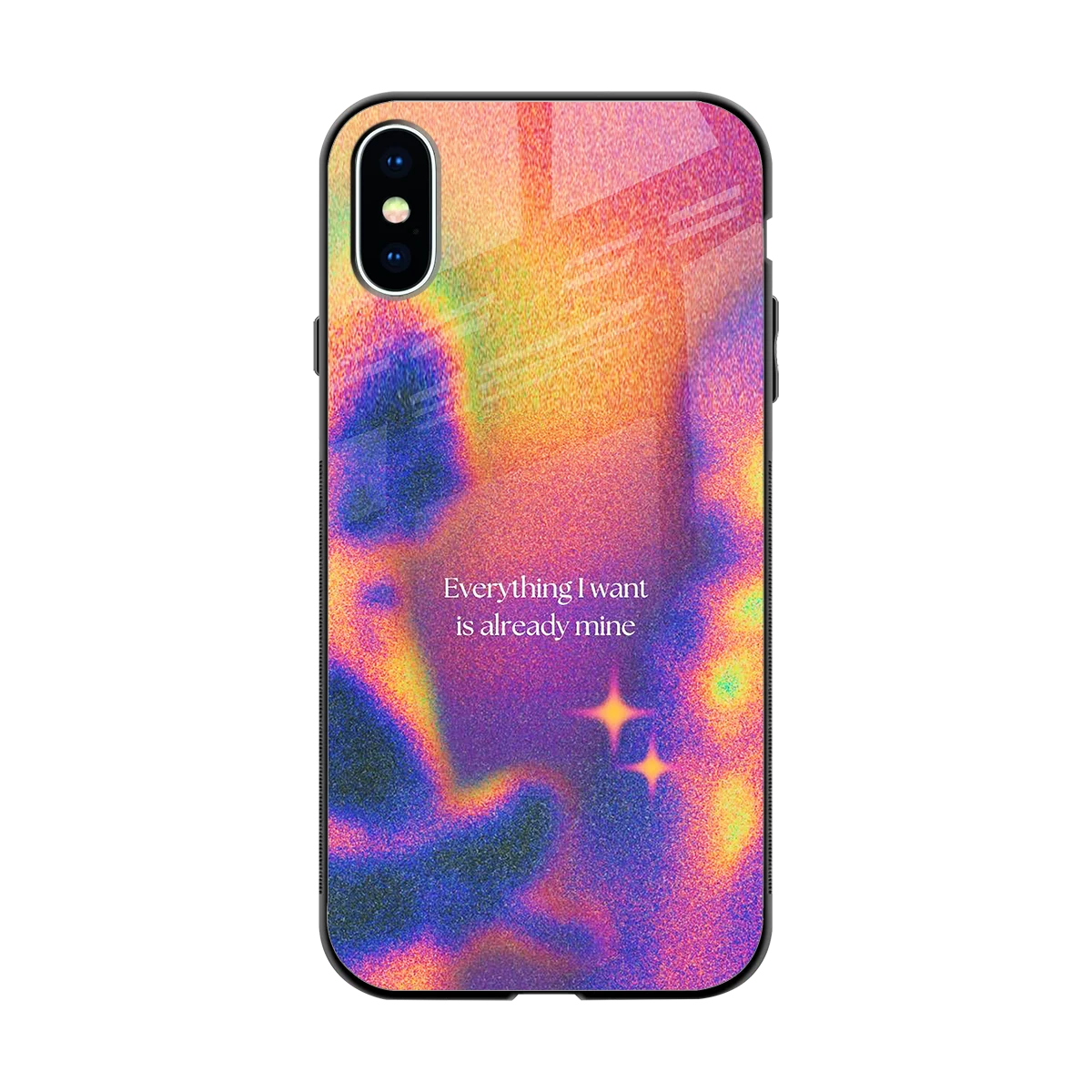 Already Mine back phone cover | glass case for iphone xs