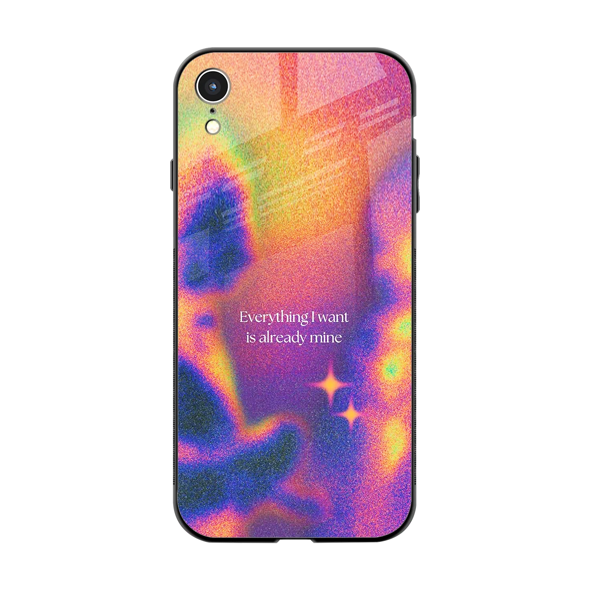 Already Mine back phone cover | glass case for iphone xr