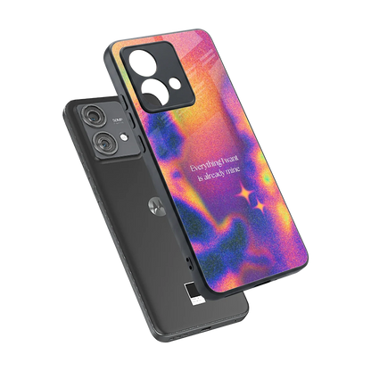 Already Mine sleek motorola edge 40 neo 5g cover with tempered glass back and TPU edges