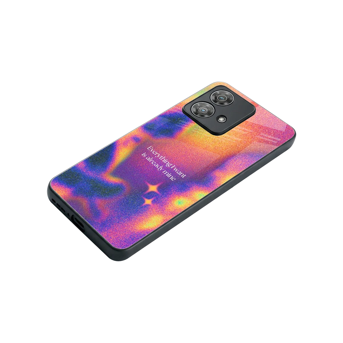 Already Mine stylish phone case for motorola edge 40 neo 5g | glossy glass and slim fit