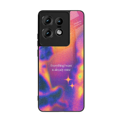 Already Mine back phone cover | glass case for motorola edge 50 pro