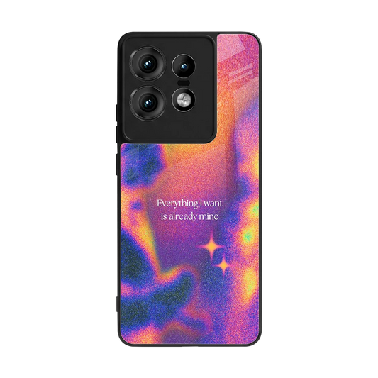 Already Mine back phone cover | glass case for motorola edge 50 pro