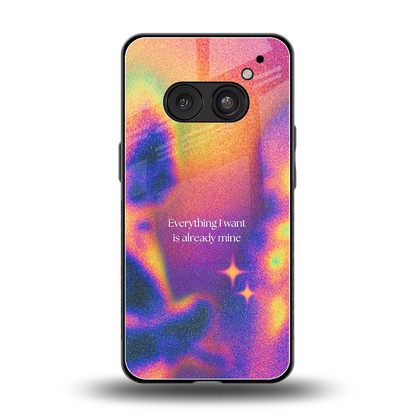 Already Mine back phone cover | glass case for nothing phone 2a plus