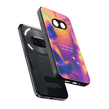 Already Mine sleek nothing phone 2a cover with tempered glass back and TPU edges