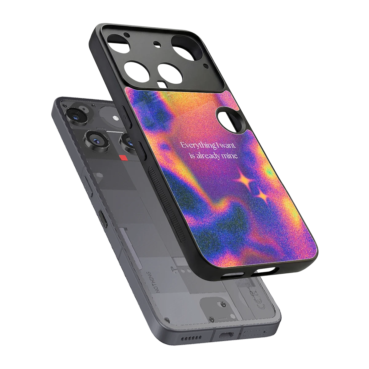 Already Mine sleek nothing phone 3 cover with tempered glass back and TPU edges