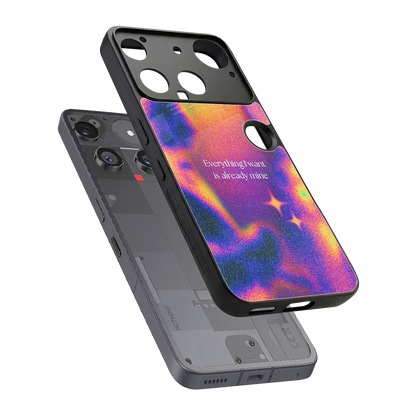 Already Mine sleek nothing phone 3 cover with tempered glass back and TPU edges