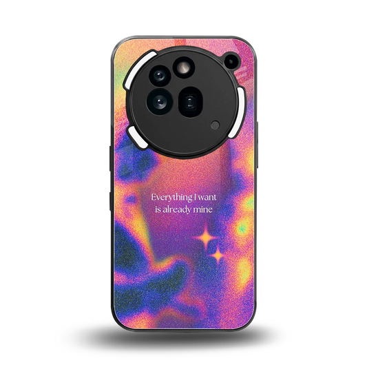 Already Mine back phone cover | glass case for nothing phone 3a pro