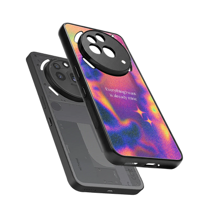 Already Mine sleek nothing phone 3a pro cover with tempered glass back and TPU edges