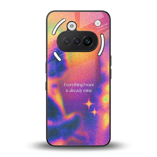 Already Mine back phone cover | glass case for nothing phone 3a