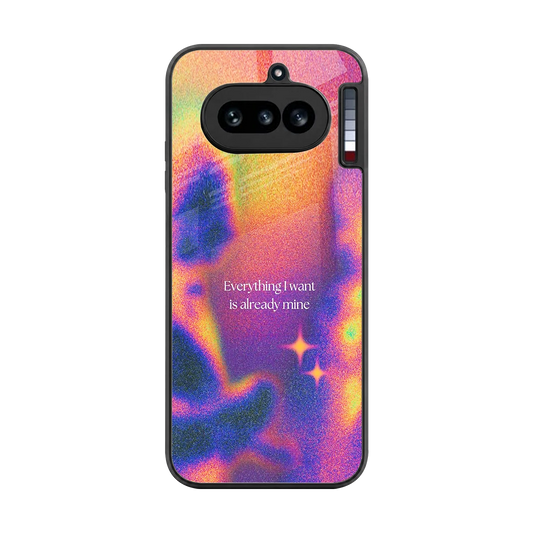 Already Mine back phone cover | glass case for nothing phone 4a