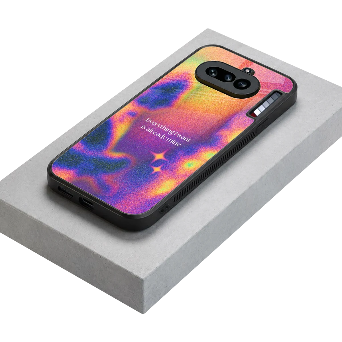 Already Mine stylish phone case for nothing phone 4a | glossy glass and slim fit