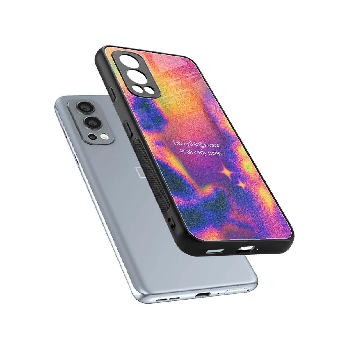 Already Mine sleek oneplus nord 2 cover with tempered glass back and TPU edges