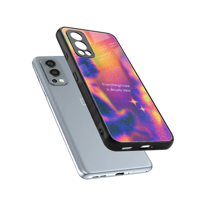 Already Mine sleek oneplus nord 2 cover with tempered glass back and TPU edges