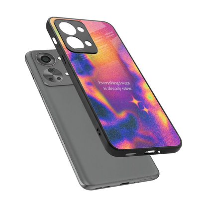Already Mine sleek oneplus nord 2t cover with tempered glass back and TPU edges