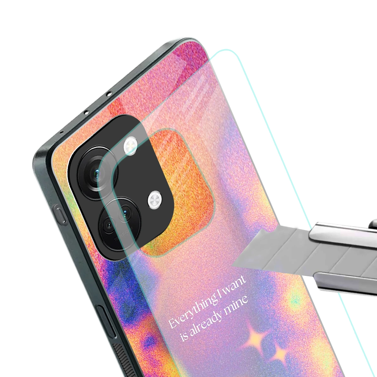 Already Mine stylish phone case for oneplus nord 3 | glossy glass and slim fit