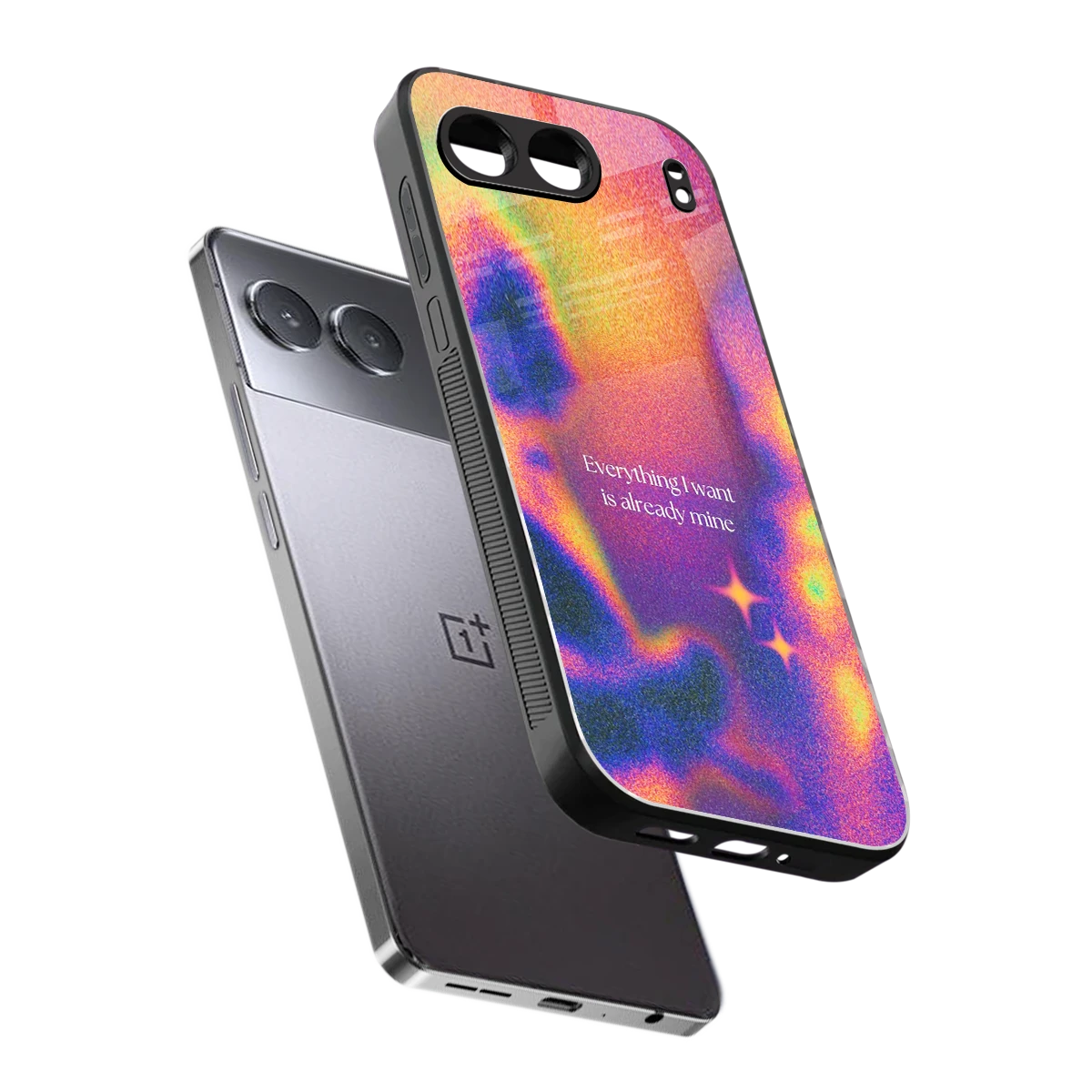 Already Mine sleek oneplus nord 4 cover with tempered glass back and TPU edges