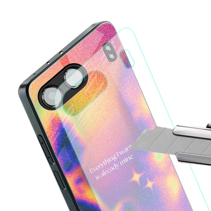 Already Mine stylish phone case for oneplus nord 4 | glossy glass and slim fit