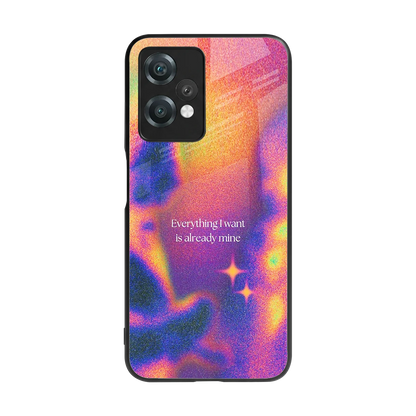 Already Mine back phone cover | glass case for oneplus nord ce 2 lite
