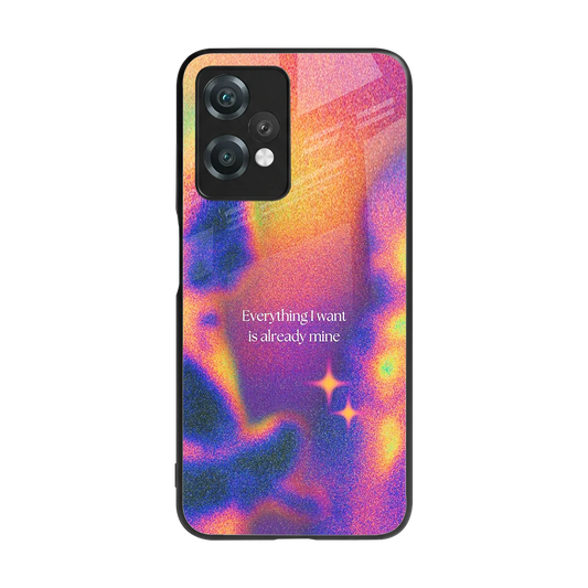 Already Mine back phone cover | glass case for oneplus nord ce 2 lite