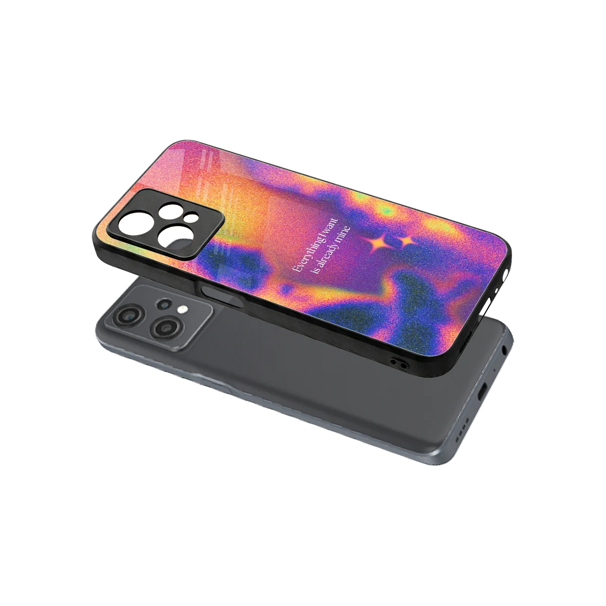 Already Mine sleek oneplus nord ce 2 lite cover with tempered glass back and TPU edges