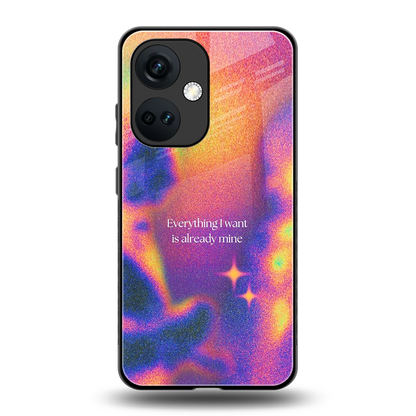 Already Mine back phone cover | glass case for oneplus nord ce 3