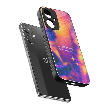 Already Mine sleek oneplus nord ce 3 cover with tempered glass back and TPU edges