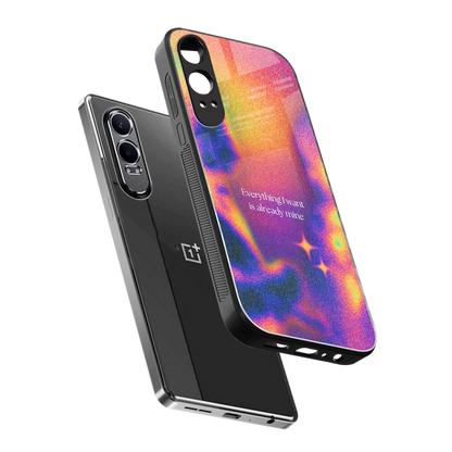 Already Mine sleek oneplus nord ce 4 lite cover with tempered glass back and TPU edges