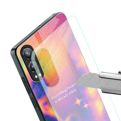 Already Mine stylish phone case for oneplus nord ce 4 lite | glossy glass and slim fit