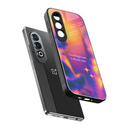 Already Mine sleek oneplus nord ce 4 cover with tempered glass back and TPU edges