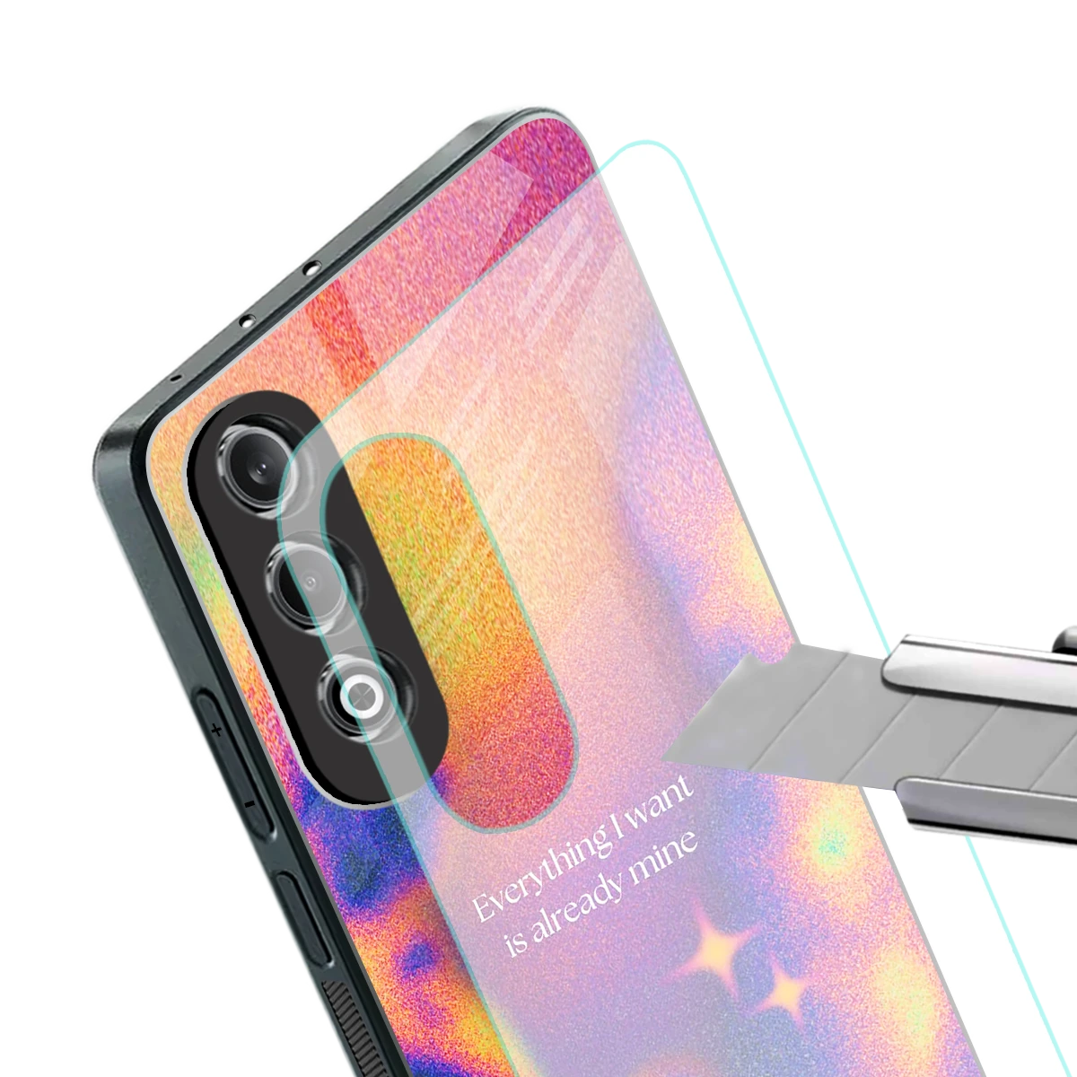 Already Mine stylish phone case for oneplus nord ce 4 | glossy glass and slim fit