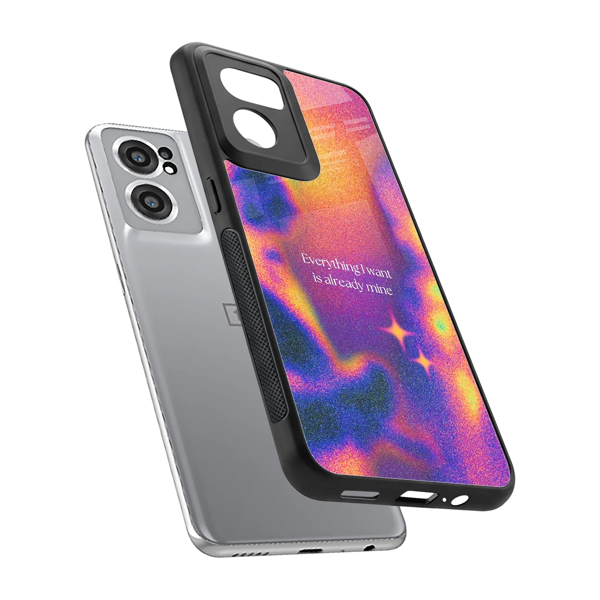 Already Mine sleek oneplus nord ce 2 cover with tempered glass back and TPU edges