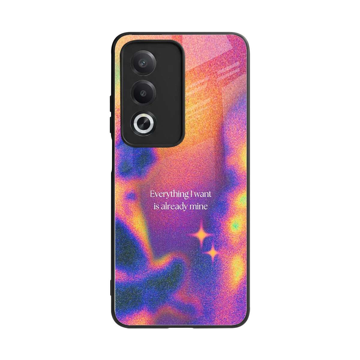 Already Mine back phone cover | glass case for oppo a3 pro