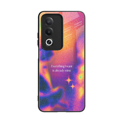 Already Mine back phone cover | glass case for oppo a3 pro