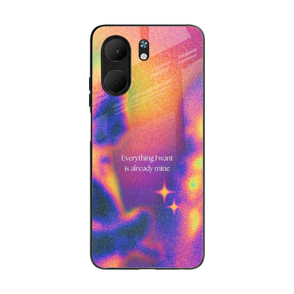 Already Mine back phone cover | glass case for oppo a5x 5g