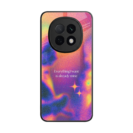 Already Mine back phone cover | glass case for oppo f29 pro 5g