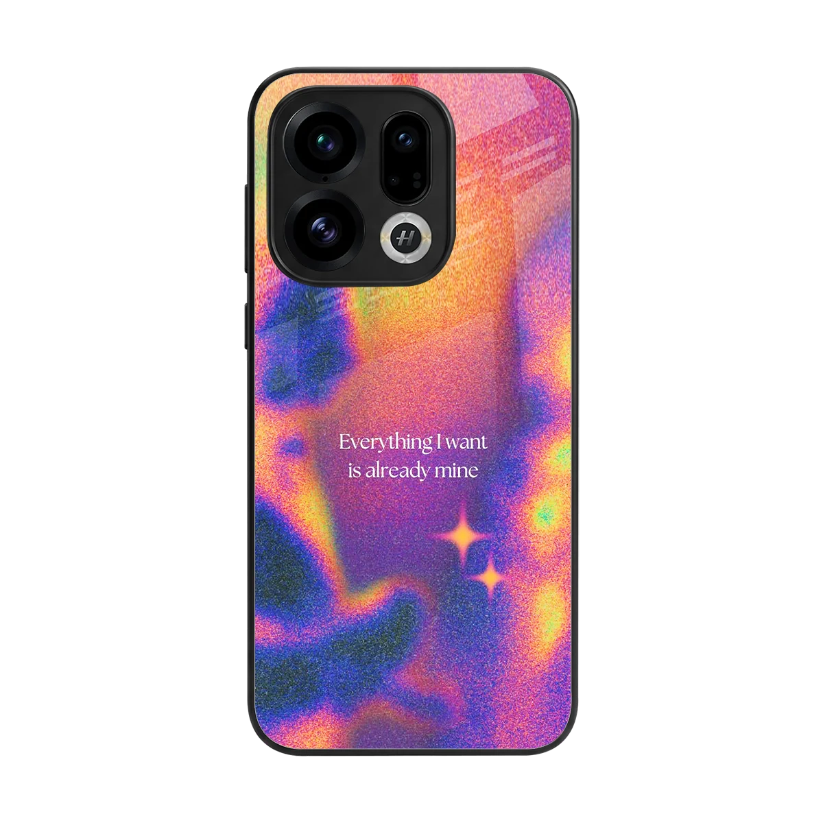 Already Mine back phone cover | glass case for oppo find x9