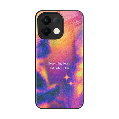 Already Mine back phone cover | glass case for oppo k13 5g