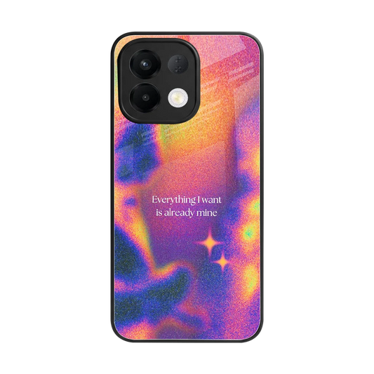 Already Mine back phone cover | glass case for oppo k13 5g