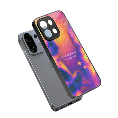 Already Mine sleek oppo k13 5g cover with tempered glass back and TPU edges