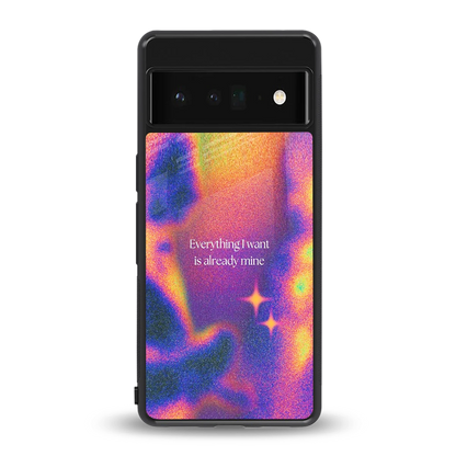 Already Mine back phone cover | glass case for google pixel 6 pro