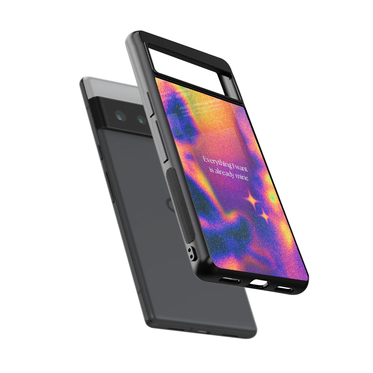 Already Mine sleek google pixel 6 pro cover with tempered glass back and TPU edges