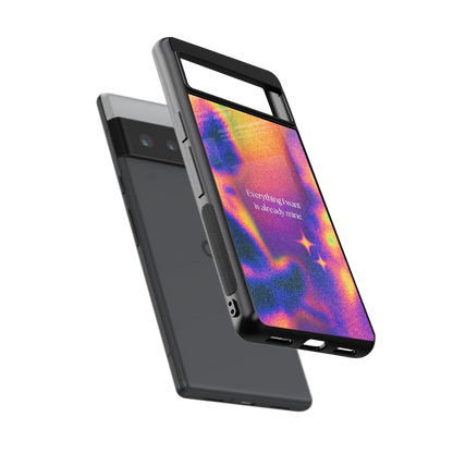 Already Mine sleek google pixel 6 pro cover with tempered glass back and TPU edges