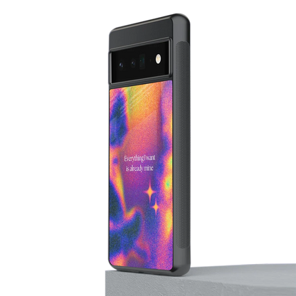 Already Mine stylish phone case for google pixel 6 pro | glossy glass and slim fit